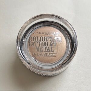 Maybelline Color Tattoo 24HR Metal Eyeshadow - Gold